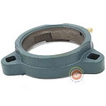 TRD207 Three Bolt Cast Iron Flange for 72mm OD Bearings